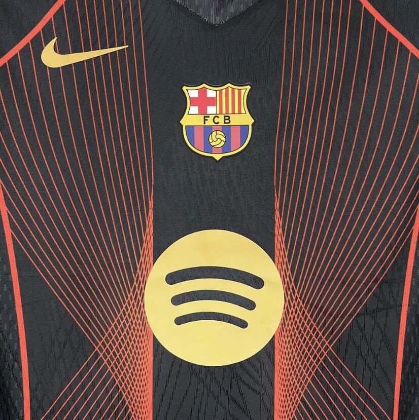 FC Barcelona 25/26 Black Orange Shirt (Special Edition)