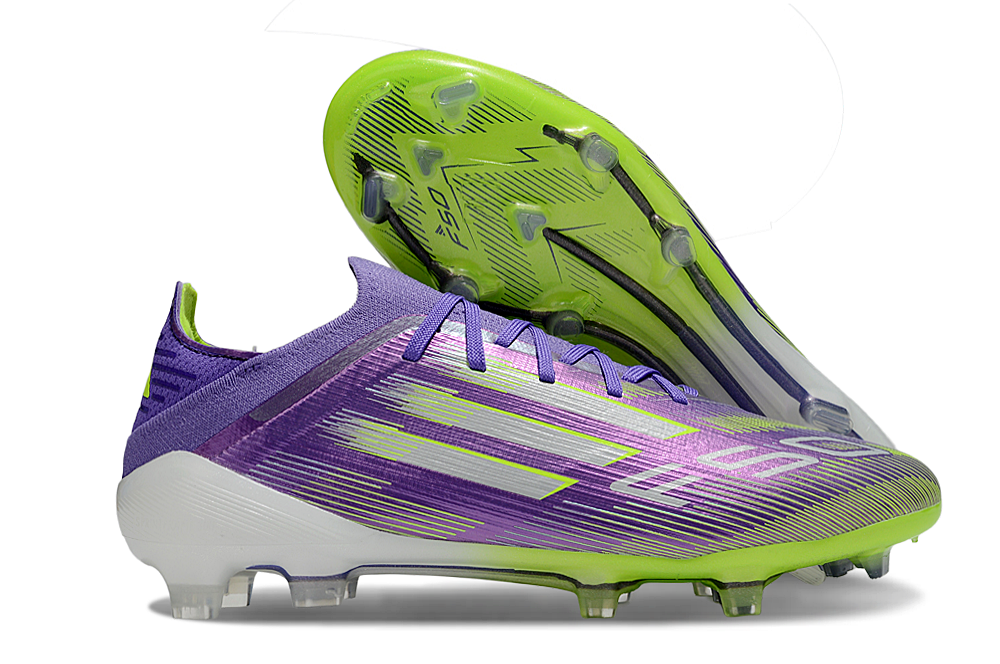 Adidas F50 Elite Laceless Firm Ground Cleats - Purple