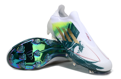 Adidas F50 Elite FG Firm Ground Soccer Cleats - White/Green/Yellow
