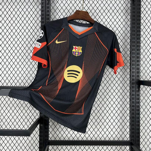 FC Barcelona 25/26 Black Orange Shirt (Special Edition)