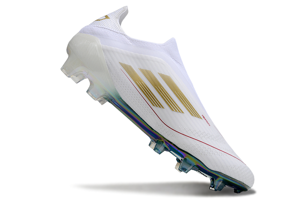 Adidas F50 Elite FG Firm Ground Soccer Cleats - White/Green/Yellow